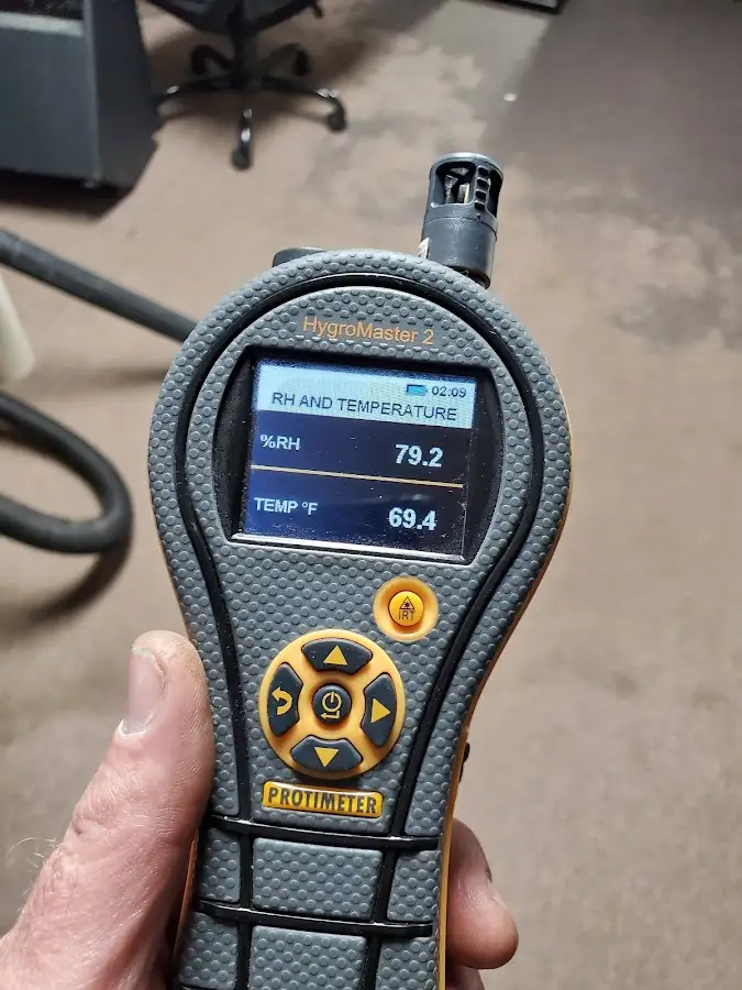 Moisture meter humidity assessment for Mold Remediation & Removal in Villa Hills